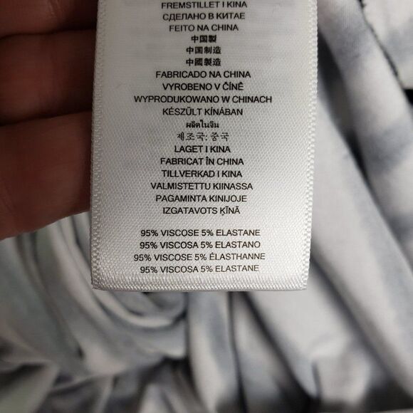 SOFT Michael Kors Black and White Striped Scoop Neck Maxi Dress - Picture 11 of 12